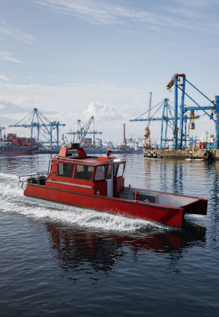 Professional Aluminum Fire Boats – Defender 9