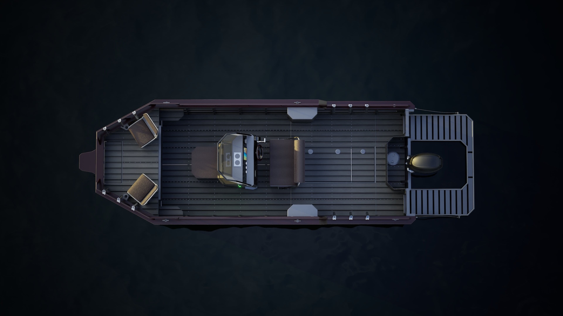 Aluminium Fishing Boat Open Deck – HAMMER 599 SPORT slide