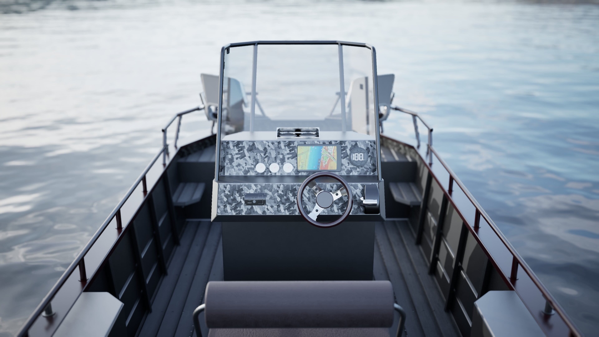 Aluminium Fishing Boat Open Deck – HAMMER 599 SPORT slide