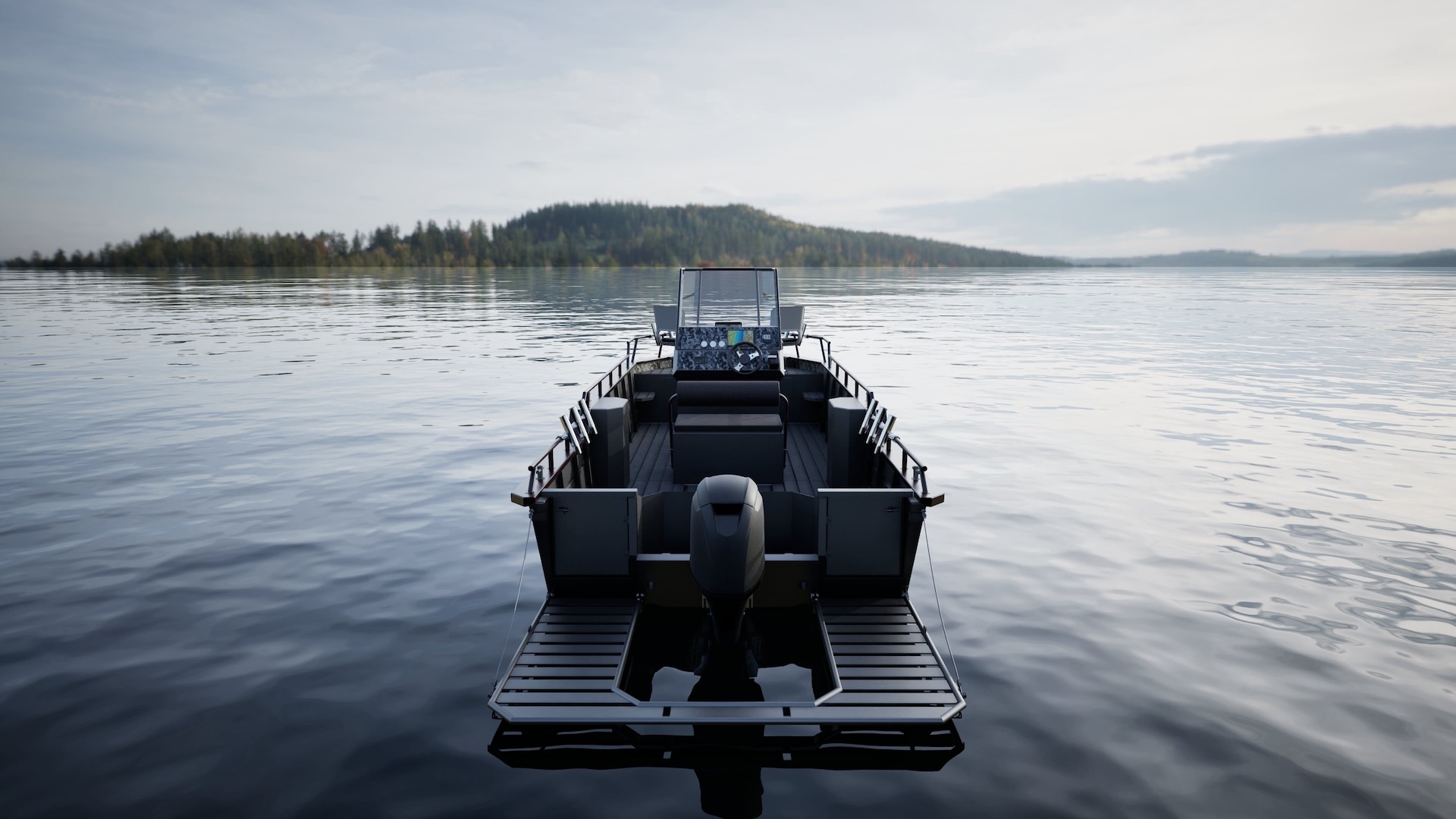 Aluminium Fishing Boat Open Deck – HAMMER 599 SPORT slide