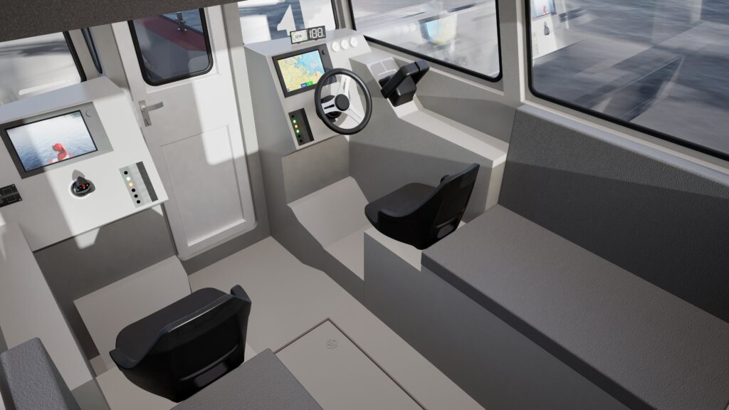 fireboat-cabin-helm-control-console-steering-wheel 1