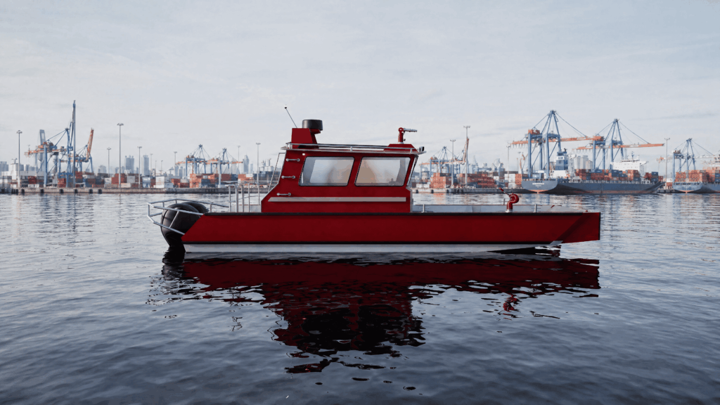marine firefighting boat Barkmet Boats
