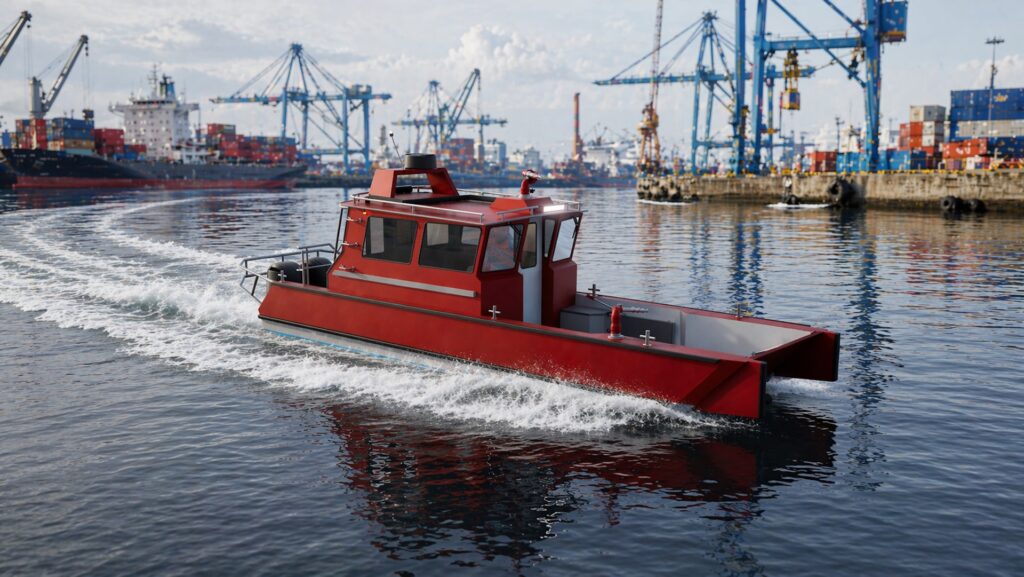 professional aluminum fire boats DEFENDER 9