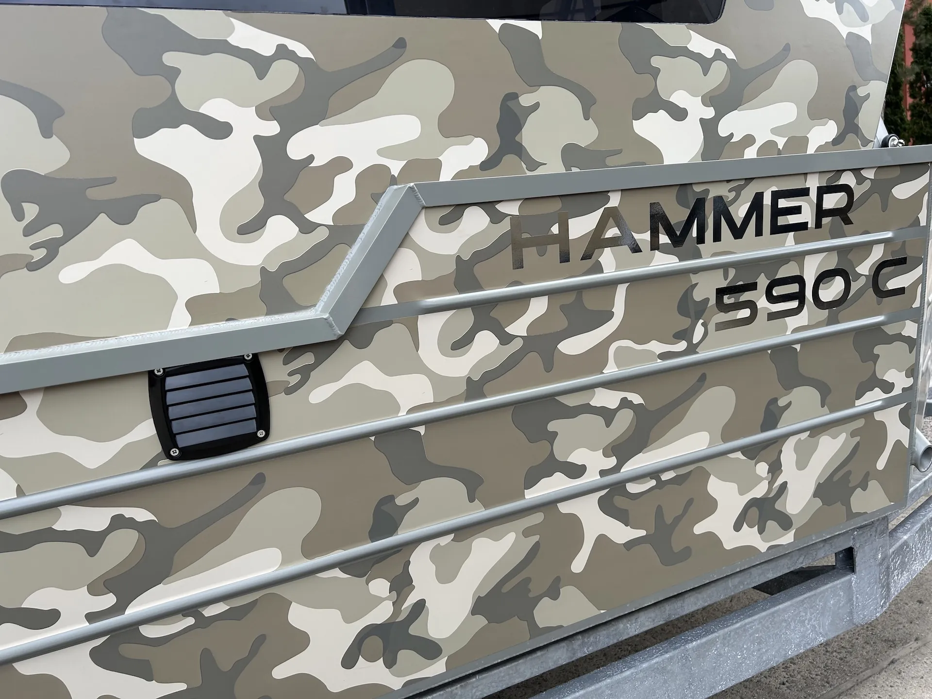Khaki camouflage foil