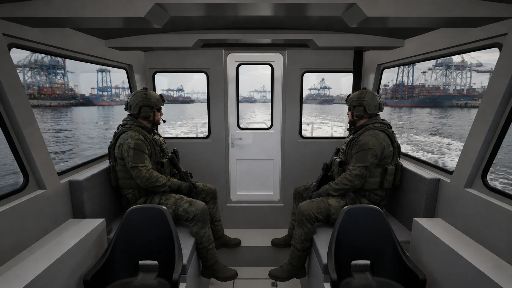 Professional Aluminum Military Boats – Defender 9 slide