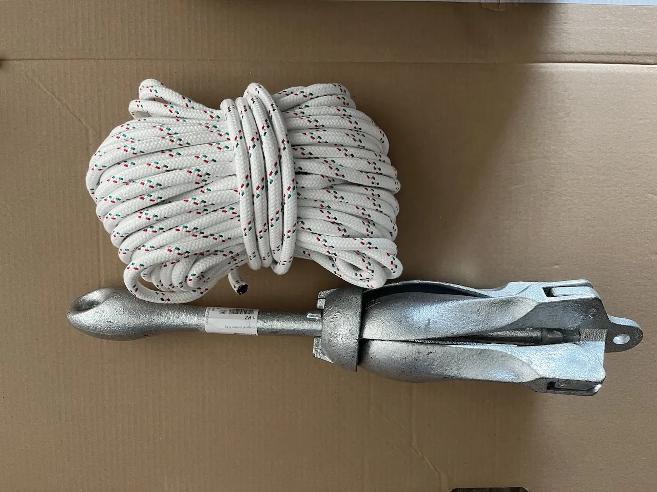 Anchor 6kg incl. 10m rope