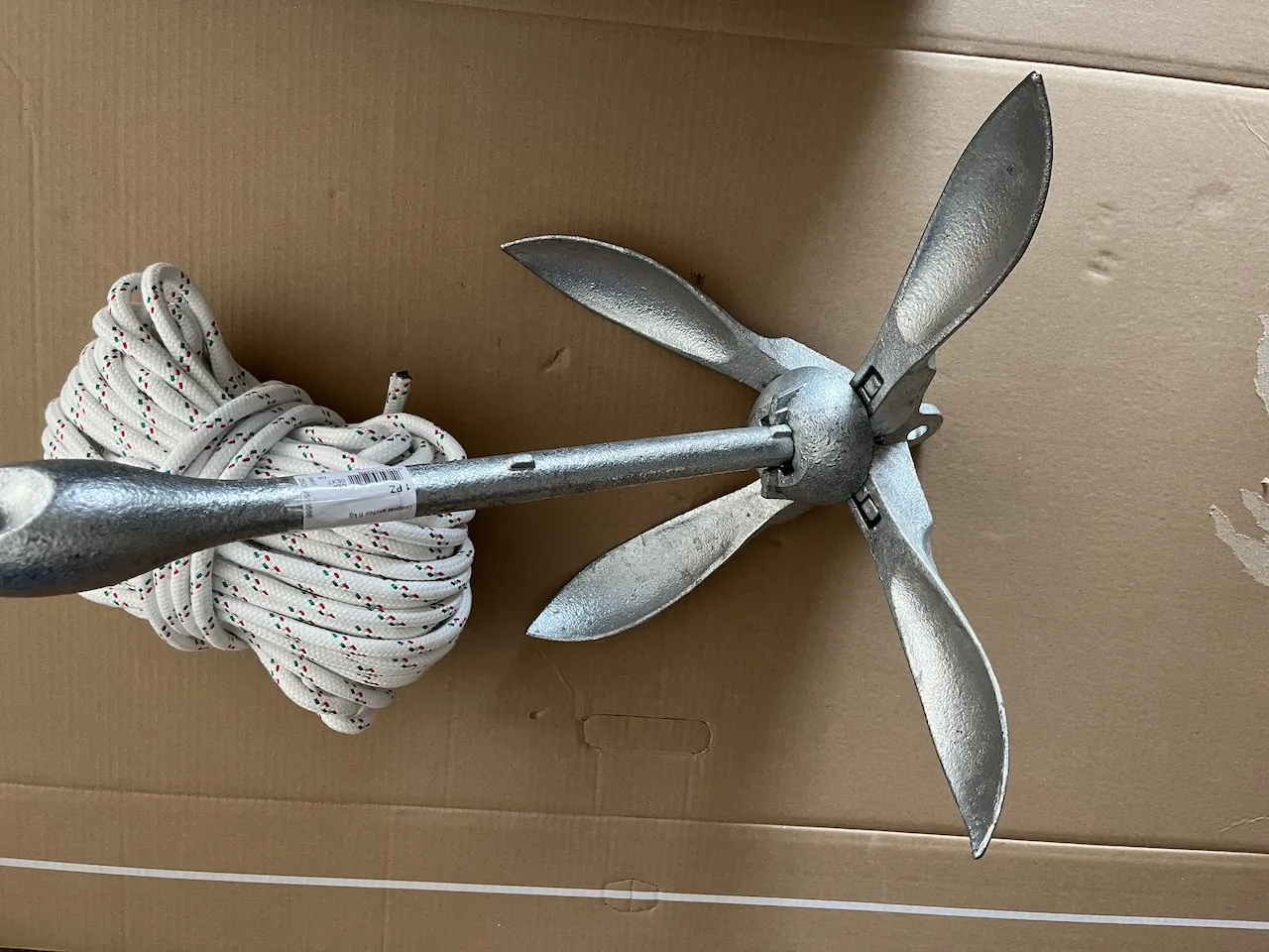 Anchor 6kg incl. 10m rope