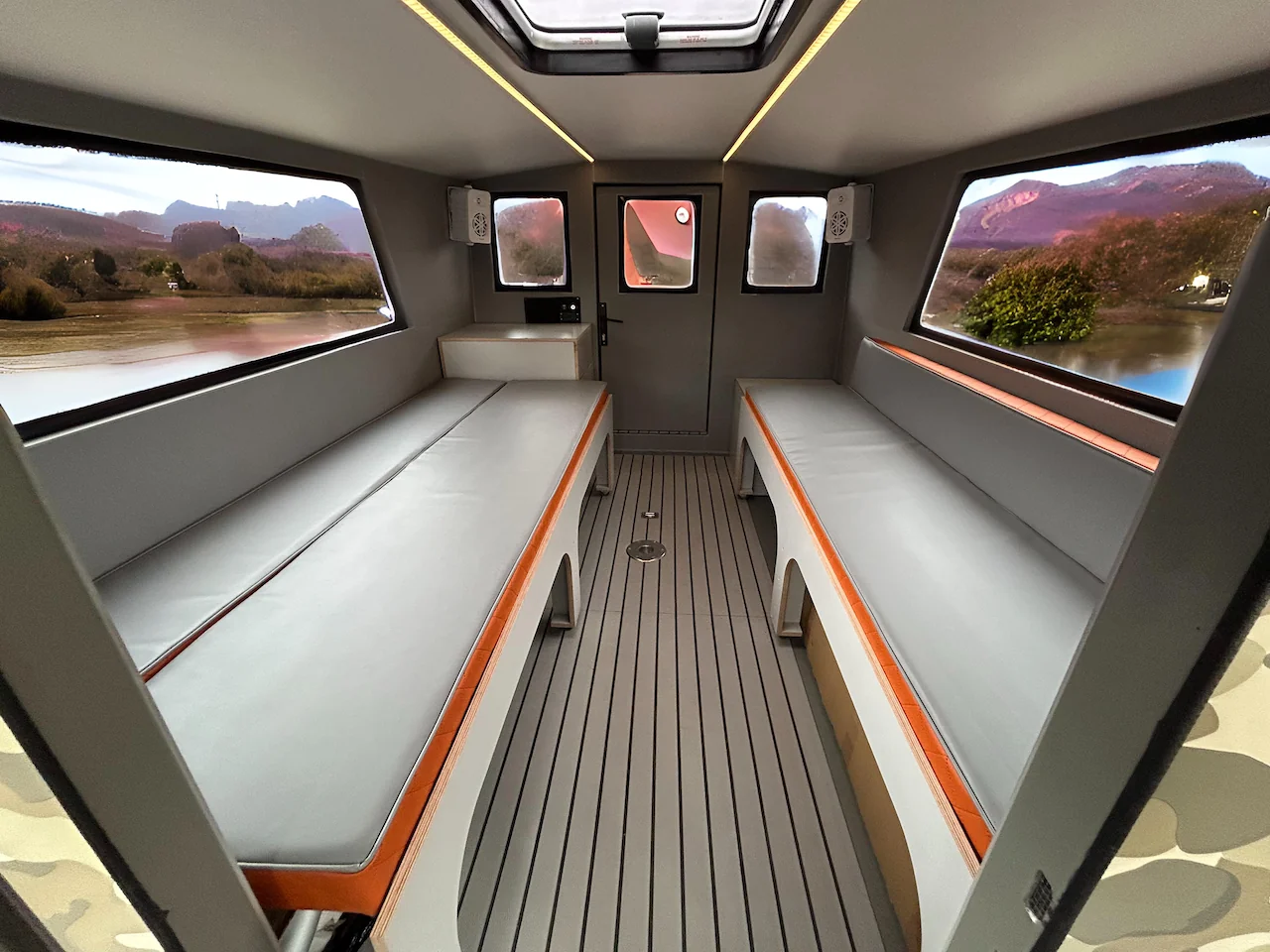 2x Folding beds with storage