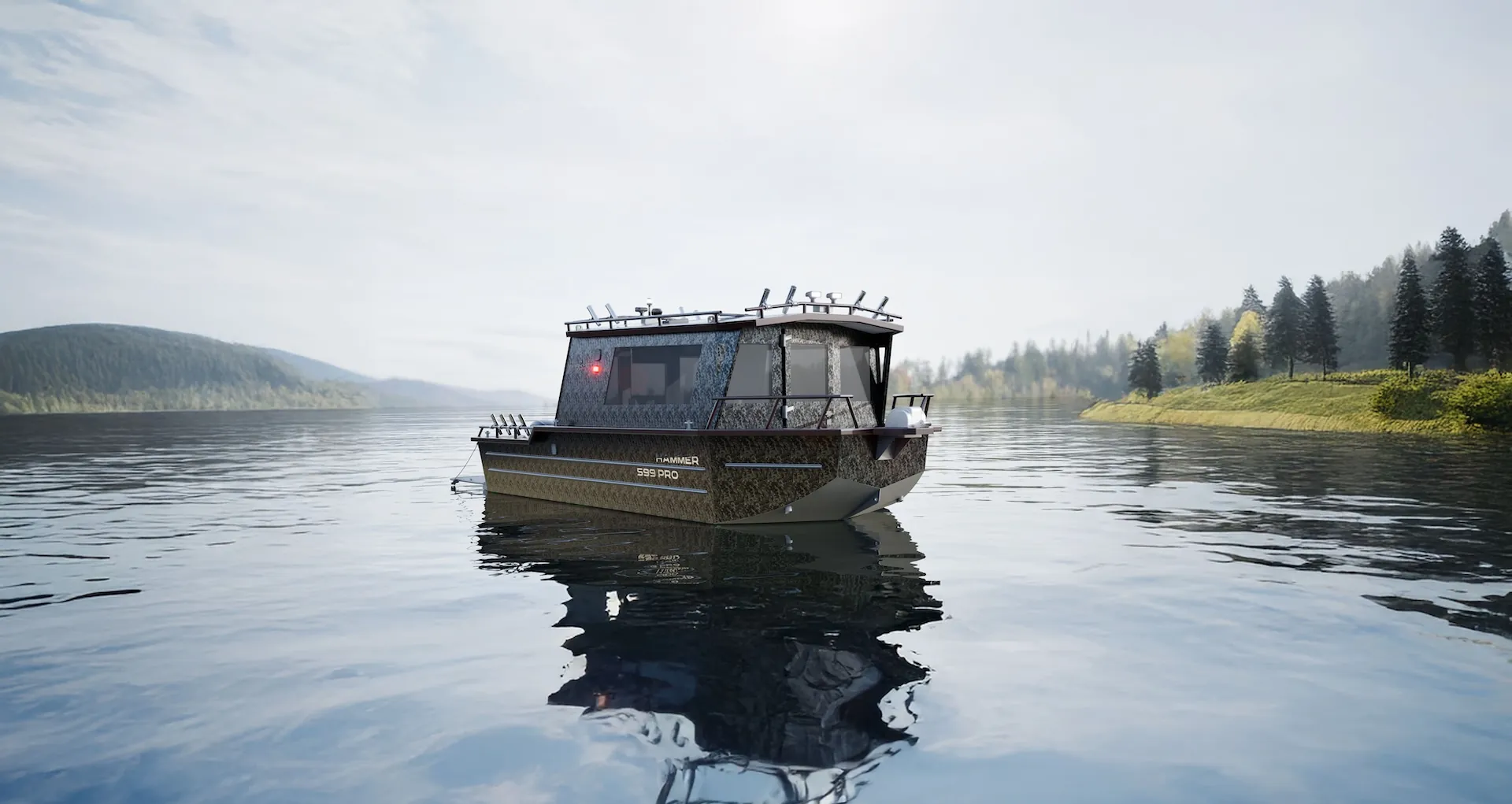 Aluminium Cabin Fishing Boat – HAMMER 599 PRO 