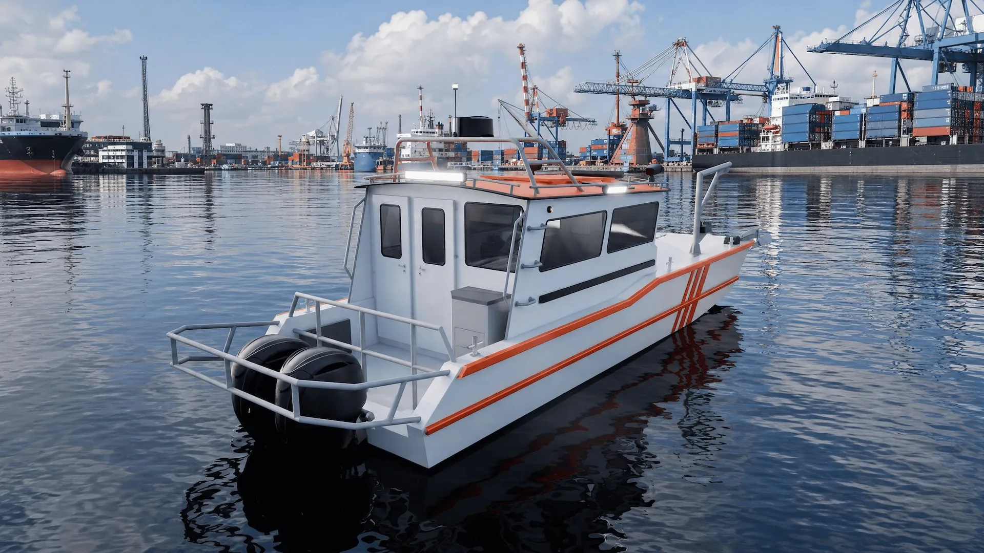 Professional Aluminum Rescue Boats – Defender 9 slide