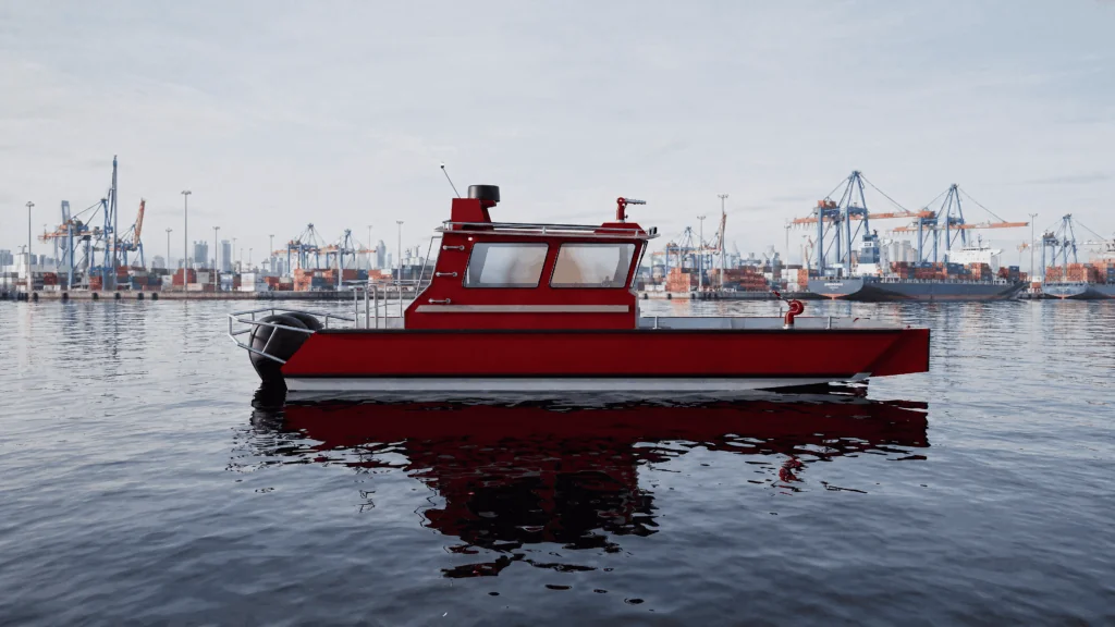 marine firefighting boat Barkmet Boats